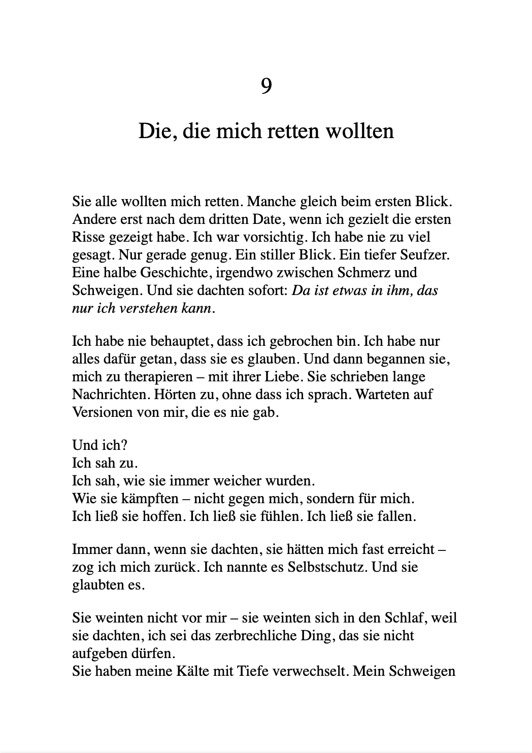 GESTÄNDNISSE EINES NARZISSTEN - Wie ich sie lieben ließ, nur um sie zu brechen.