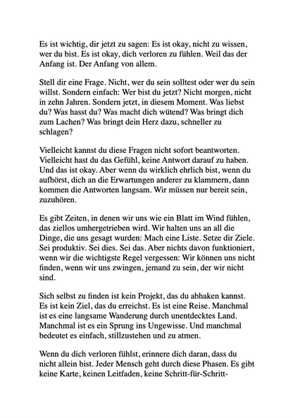 DAS BIN ICH, AUF DER REISE ZU MIR SELBST – Finde die Antwort in dir, die dir sonst niemand geben kann.