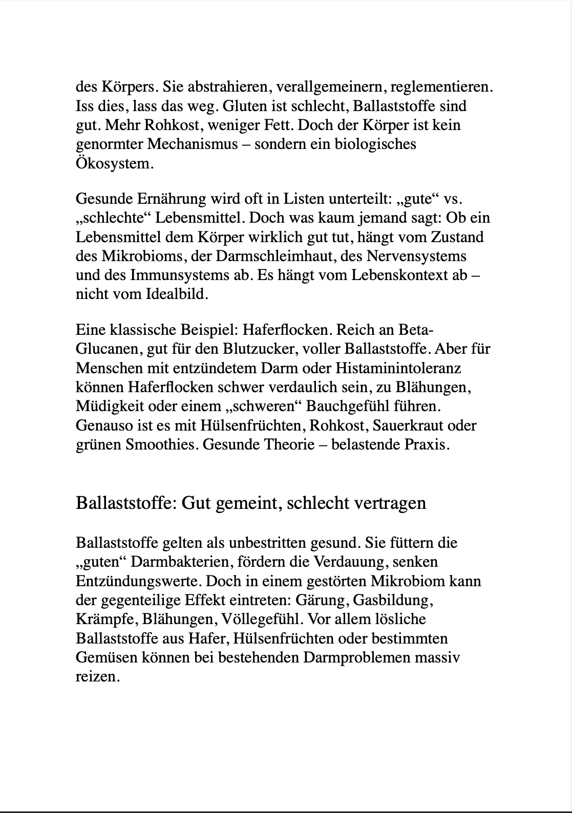 DIE DARMLÜGE - Warum du trotz gesunder Ernährung krank bleibst.