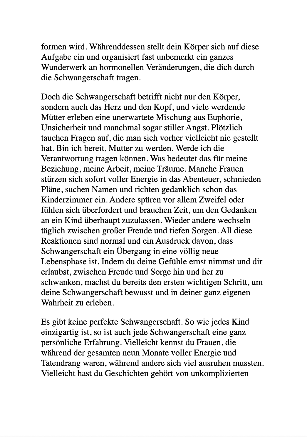 WAS DICH IN DEN NÄCHSTEN 9 MONATEN ERWARTET - Mitfühlend & praxisnah – alle Tipps, Fakten und Checklisten für deine Schwangerschaft