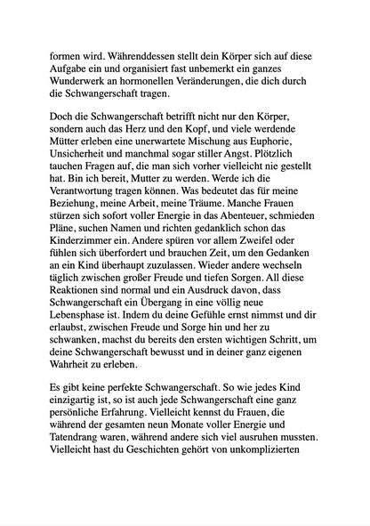 WAS DICH IN DEN NÄCHSTEN 9 MONATEN ERWARTET - Mitfühlend & praxisnah – alle Tipps, Fakten und Checklisten für deine Schwangerschaft