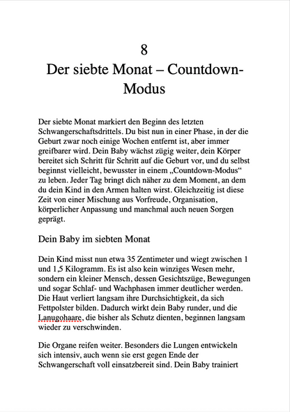 WAS DICH IN DEN NÄCHSTEN 9 MONATEN ERWARTET - Mitfühlend & praxisnah – alle Tipps, Fakten und Checklisten für deine Schwangerschaft