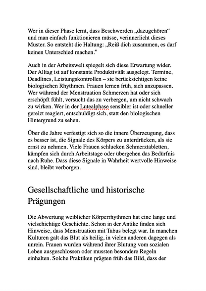 DIE GEHEIMNISSE DES WEIBLICHEN ZYKLUS - Und wie du sie für dich nutzen kannst.