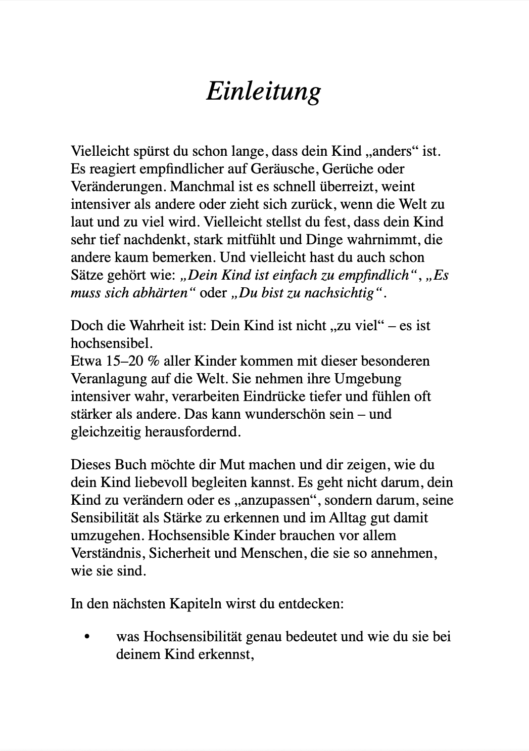 DAS GESCHENK DER HOCHSENSIBILITÄT - Kinder verstehen und liebevoll begleiten.