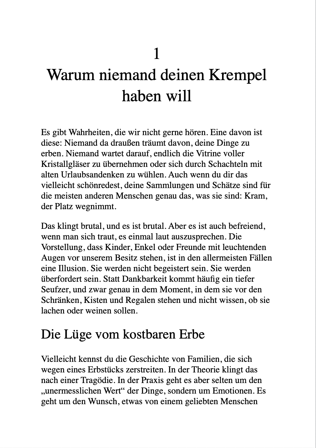 KEINER WILL DEINEN SCHEI* - Wie du ausmistest, bevor du stirbst.