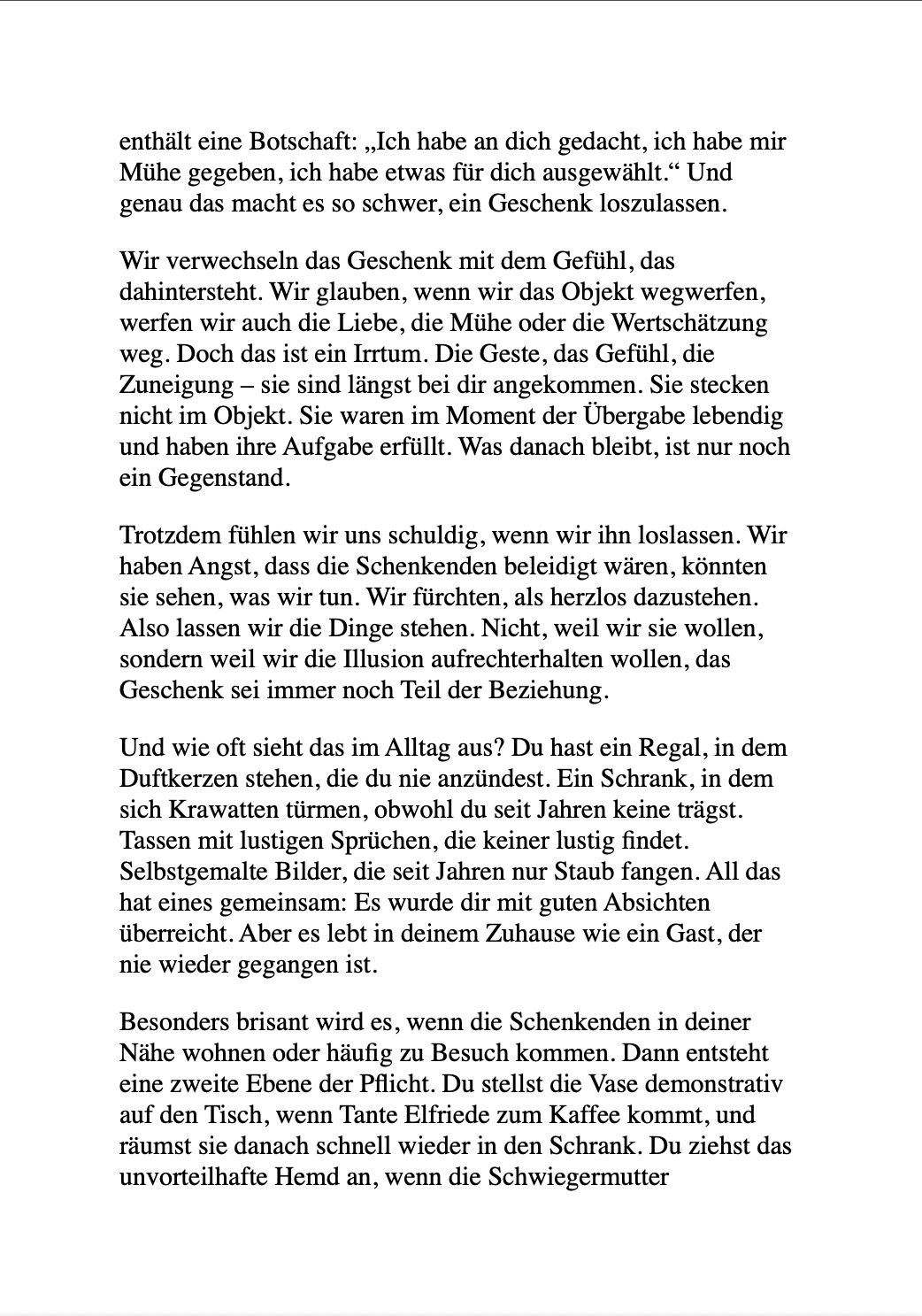 KEINER WILL DEINEN SCHEI* - Wie du ausmistest, bevor du stirbst.