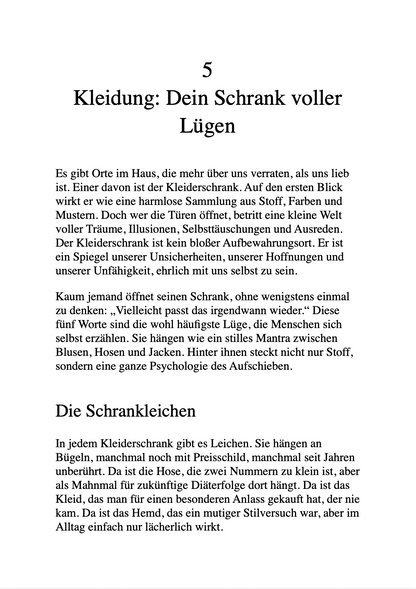 KEINER WILL DEINEN SCHEI* - Wie du ausmistest, bevor du stirbst.