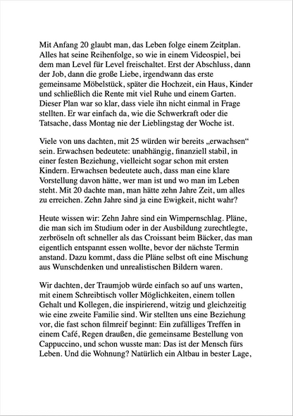 WIE DU IN DEINEN 30ern SINGLE BIST. Keine Anleitung