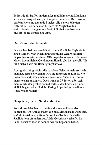 WIE DU IN DEINEN 30ern SINGLE BIST. Keine Anleitung