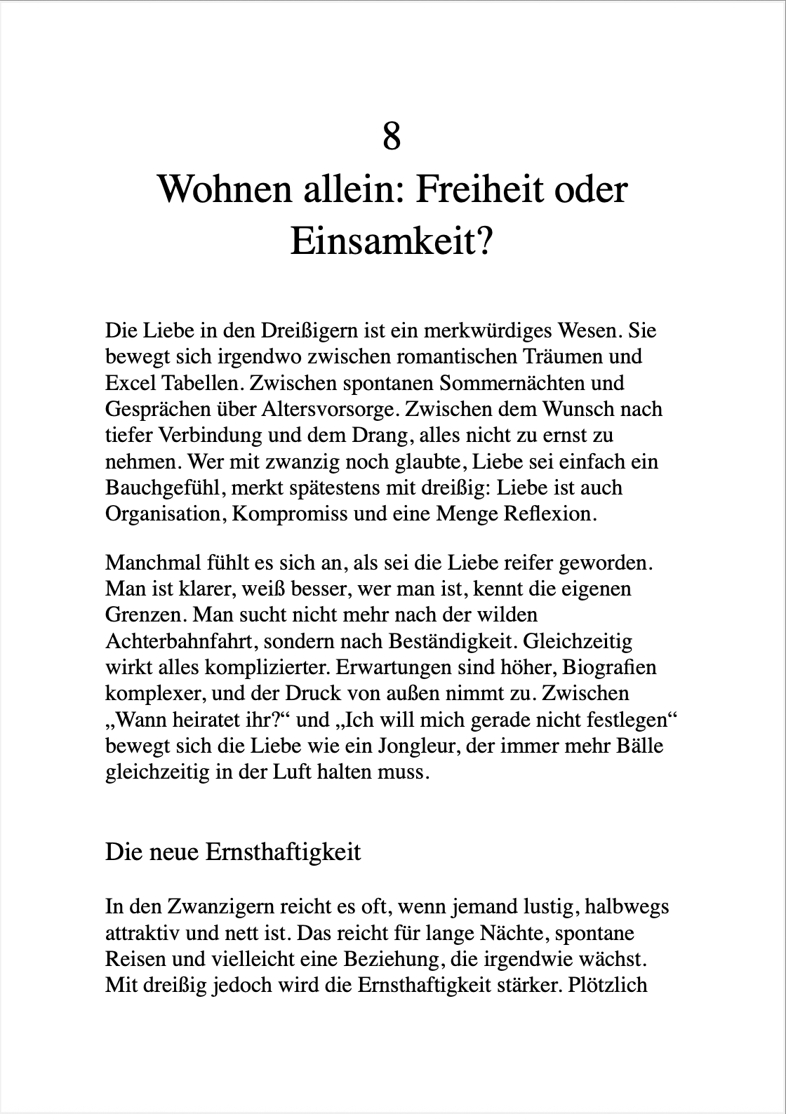 WIE DU IN DEINEN 30ern SINGLE BIST. Keine Anleitung