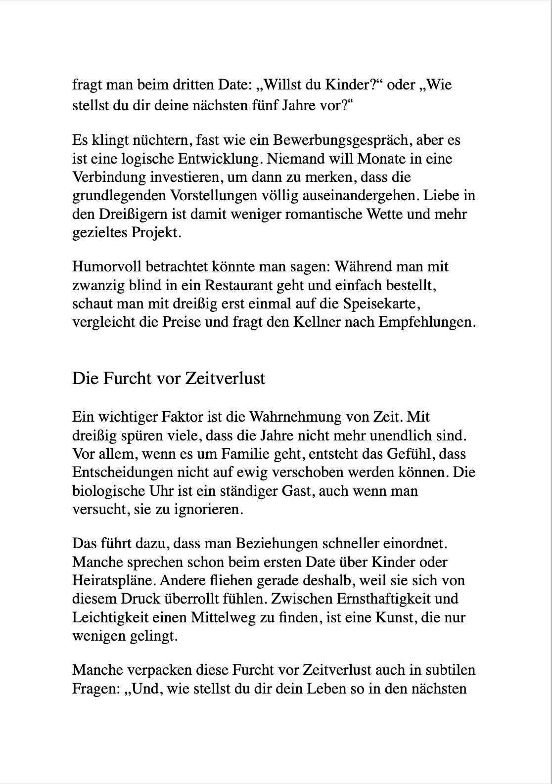 WIE DU IN DEINEN 30ern SINGLE BIST. Keine Anleitung