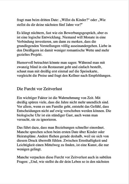 WIE DU IN DEINEN 30ern SINGLE BIST. Keine Anleitung