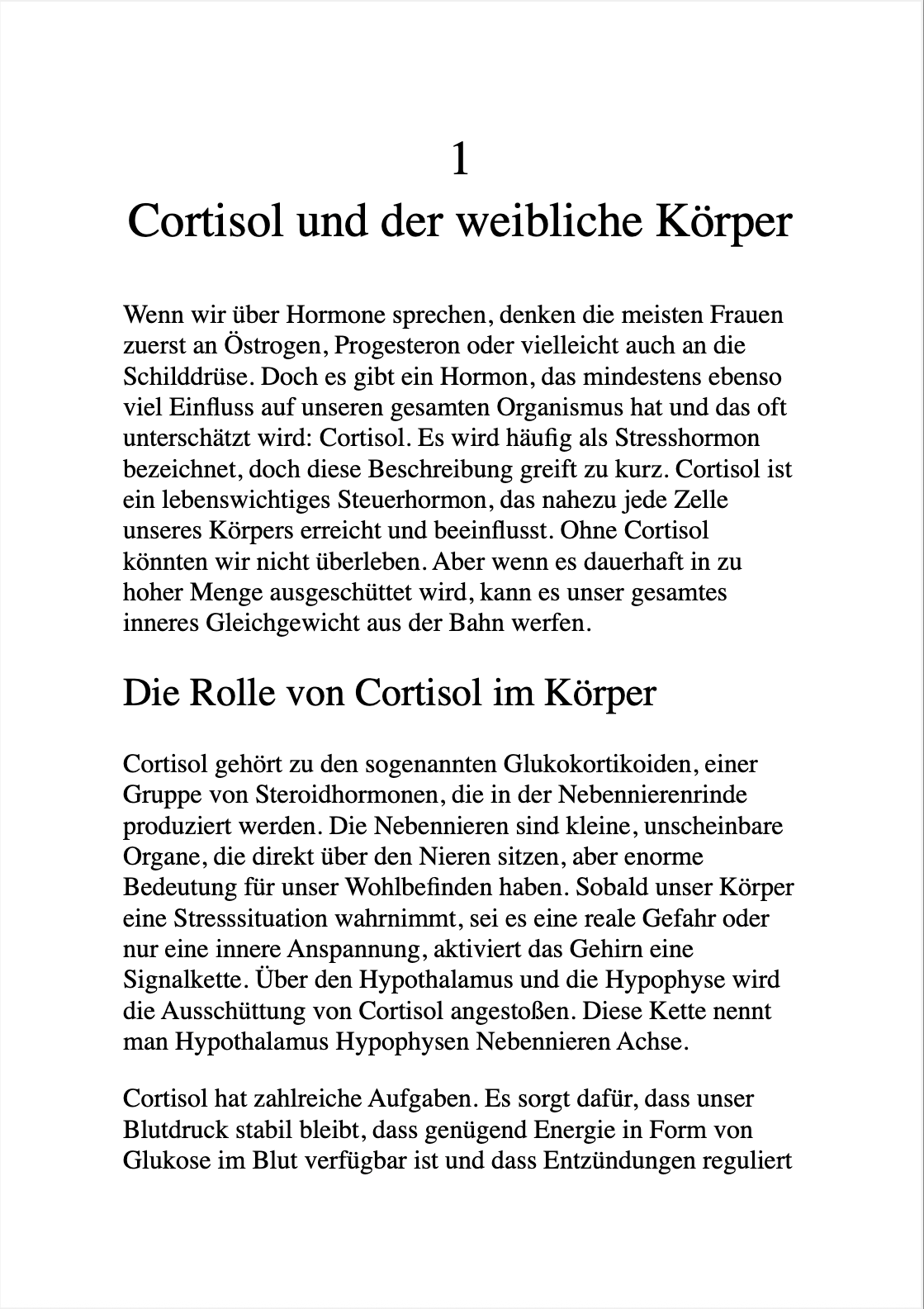 CORTISOL BALANCE - Wie Frauen Cortisol senken und ihren Hormonhaushalt ins Gleichgewicht bringen