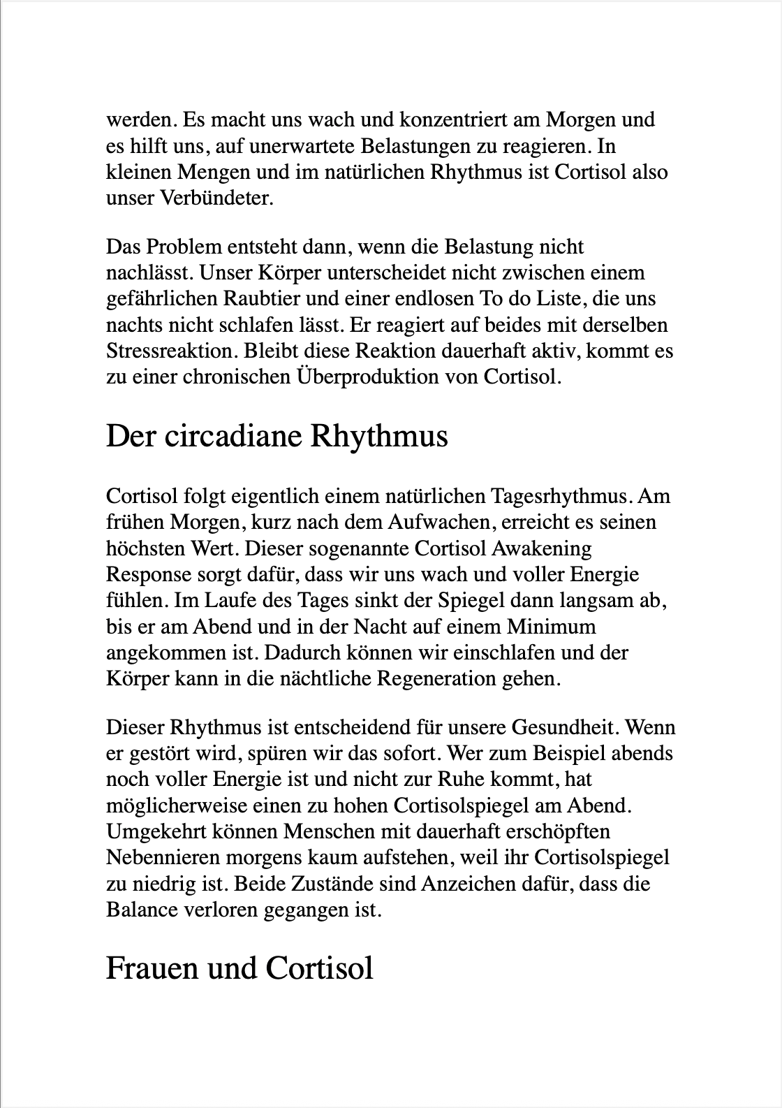 CORTISOL BALANCE - Wie Frauen Cortisol senken und ihren Hormonhaushalt ins Gleichgewicht bringen