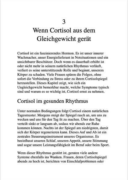 CORTISOL BALANCE - Wie Frauen Cortisol senken und ihren Hormonhaushalt ins Gleichgewicht bringen