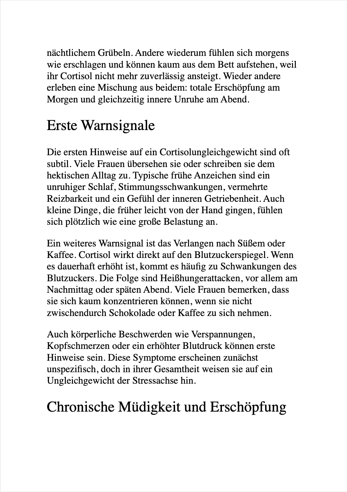 CORTISOL BALANCE - Wie Frauen Cortisol senken und ihren Hormonhaushalt ins Gleichgewicht bringen