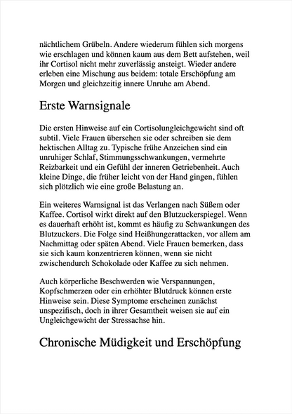 CORTISOL BALANCE - Wie Frauen Cortisol senken und ihren Hormonhaushalt ins Gleichgewicht bringen