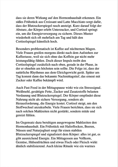 CORTISOL BALANCE - Wie Frauen Cortisol senken und ihren Hormonhaushalt ins Gleichgewicht bringen