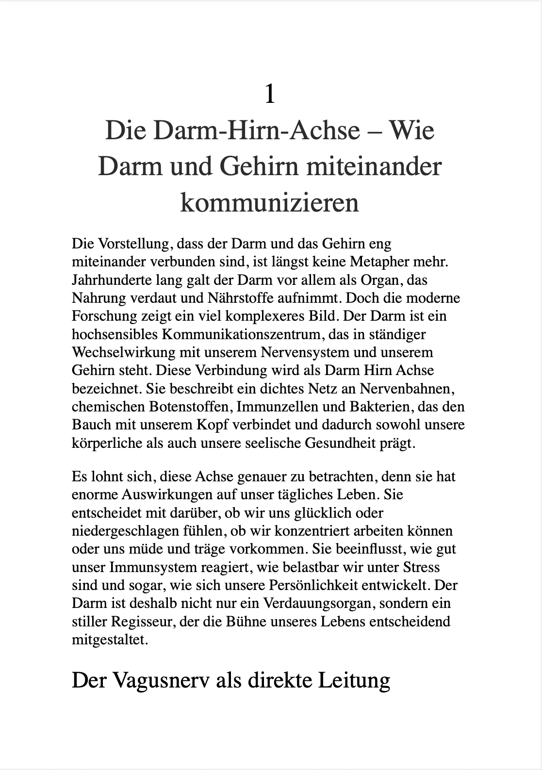 GEHIRNGEWASCHEN VOM DARM - Die geheime Verbindung zwischen Nahrung und Stimmung