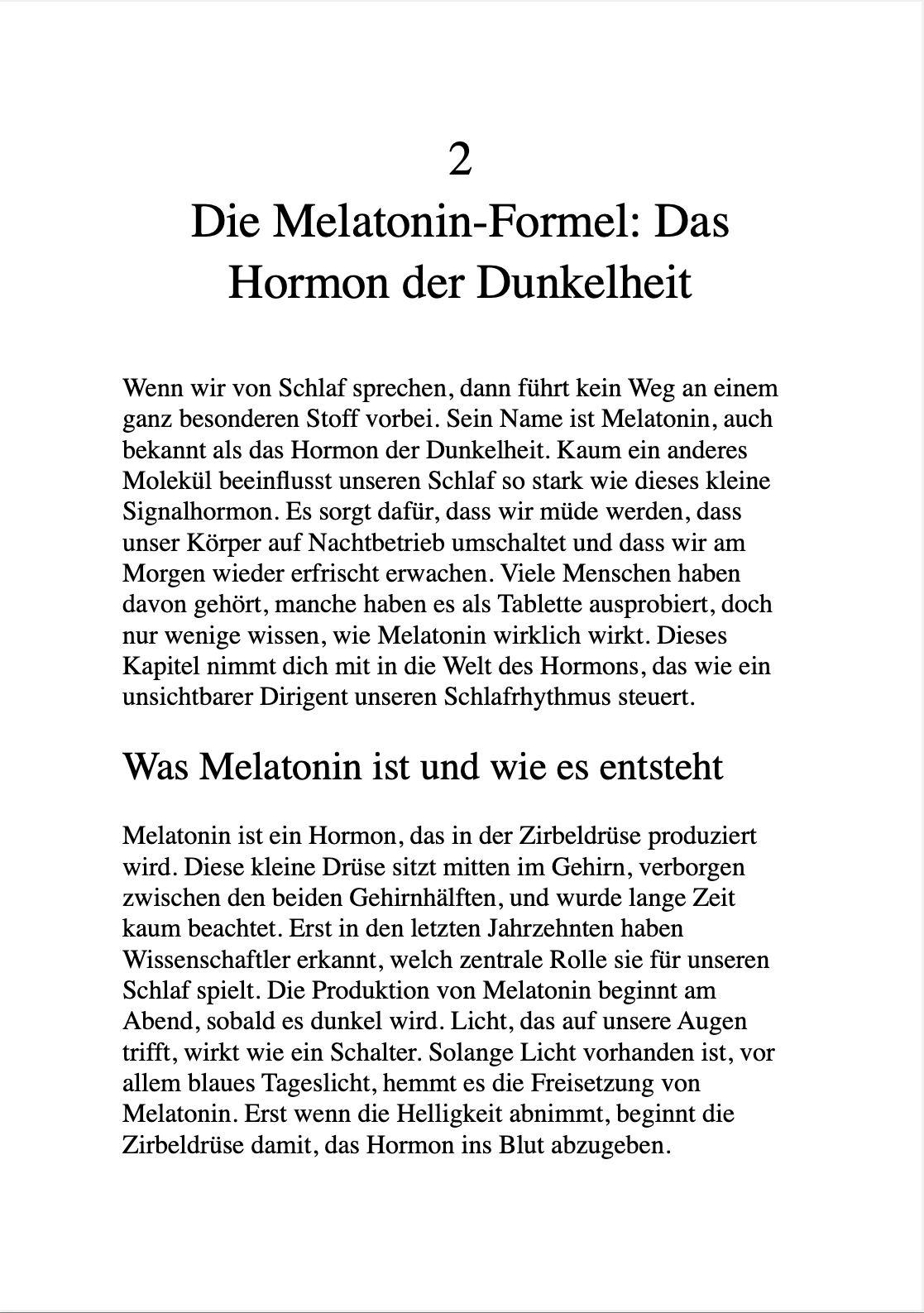 DIE MELATONIN-FORMEL - Wie du durch gesunden Schlaf Energie tankst, Stress reduzierst und besser lebst
