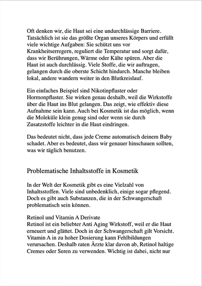 "BITTE ISS DAS NICHT, MAMA..." - Was du in der Schwangerschaft vermeiden solltest und wie du dein Kind optimal vorbereitest