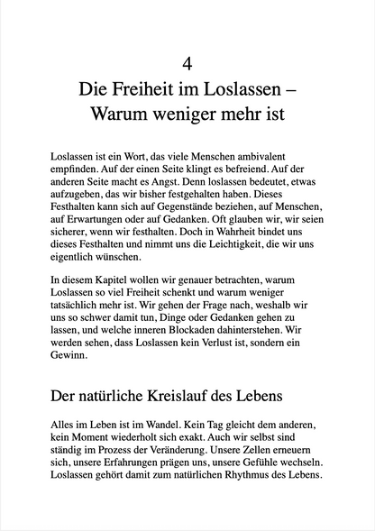 MENTALER MINIMALISMUS - Weniger Gedankenballast, mehr Klarheit, Fokus und Freiheit