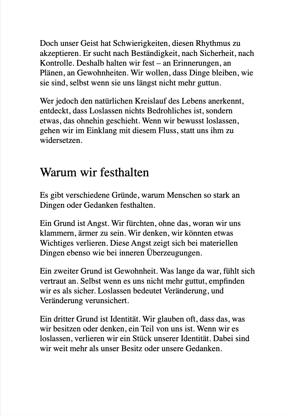 MENTALER MINIMALISMUS - Weniger Gedankenballast, mehr Klarheit, Fokus und Freiheit