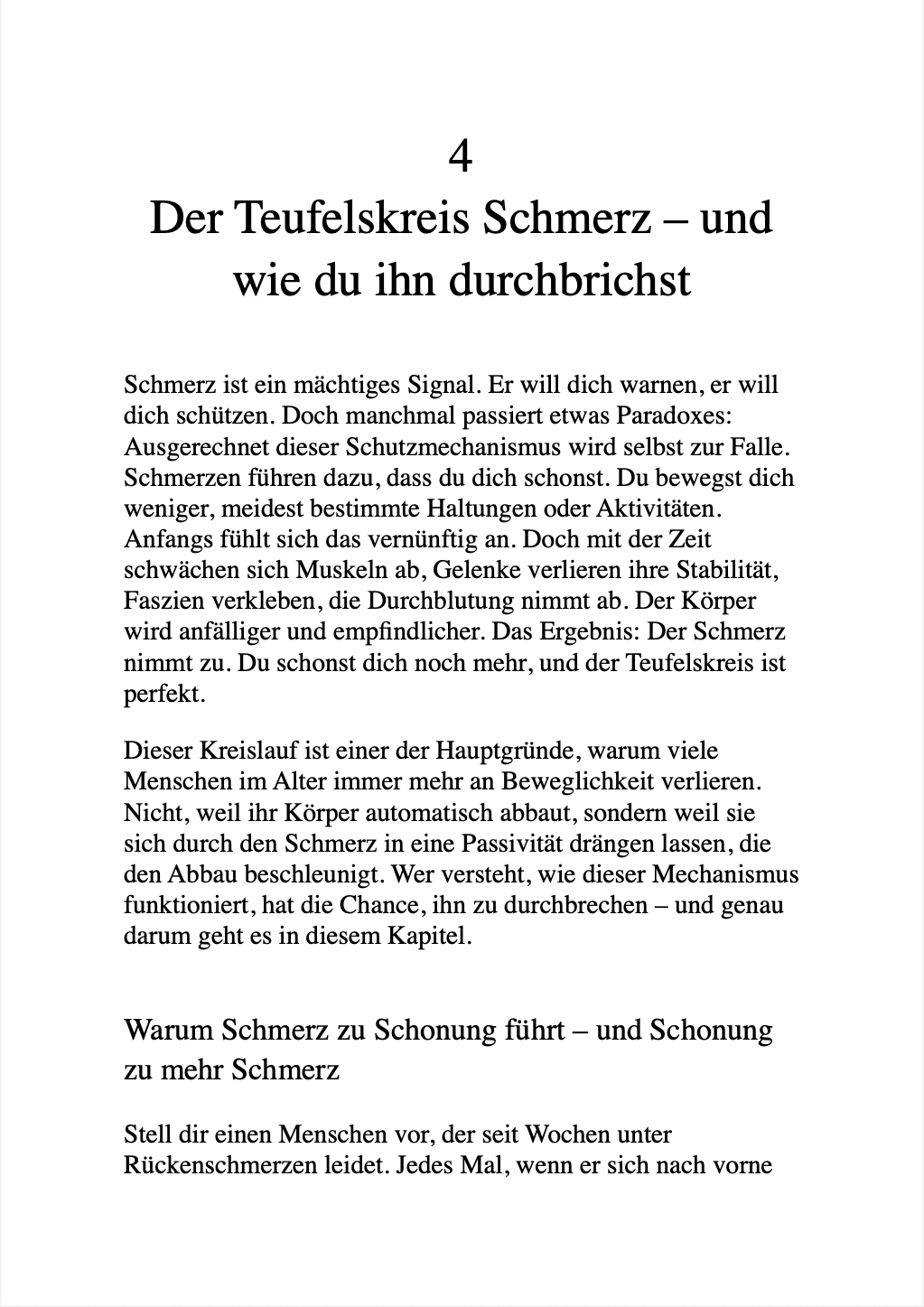 SCHMERZFREI! AUCH IM HOHEN ALTER - Der Weg in ein starkes, vitales Leben.