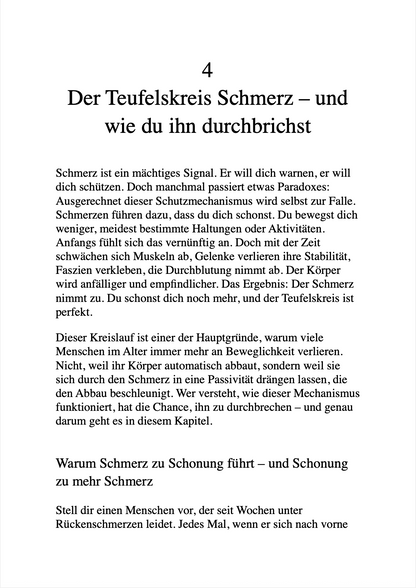 SCHMERZFREI! AUCH IM HOHEN ALTER - Der Weg in ein starkes, vitales Leben.