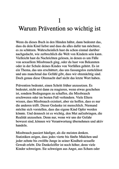 DEIN KÖRPER GEHÖRT NUR DIR - Wie Eltern ihre Kinder stark gegen Missbrauch machen