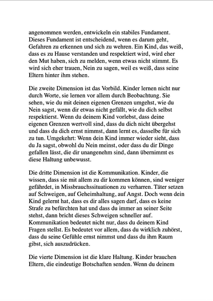 DEIN KÖRPER GEHÖRT NUR DIR - Wie Eltern ihre Kinder stark gegen Missbrauch machen