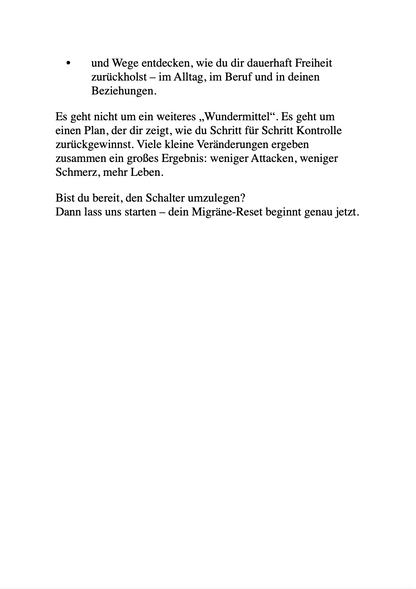 DAS MIGRÄNE-RESET - Den Schmerz verstehen, die Kontrolle zurückgewinnen, das Leben neu gestalten.
