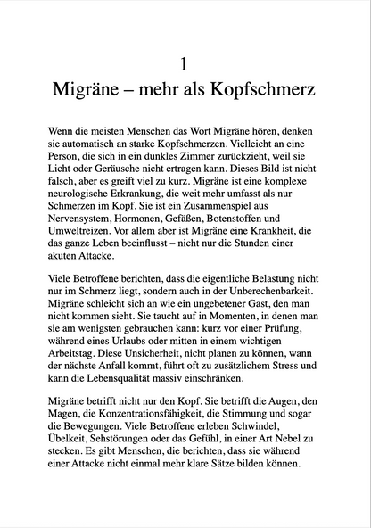 DAS MIGRÄNE-RESET - Den Schmerz verstehen, die Kontrolle zurückgewinnen, das Leben neu gestalten.