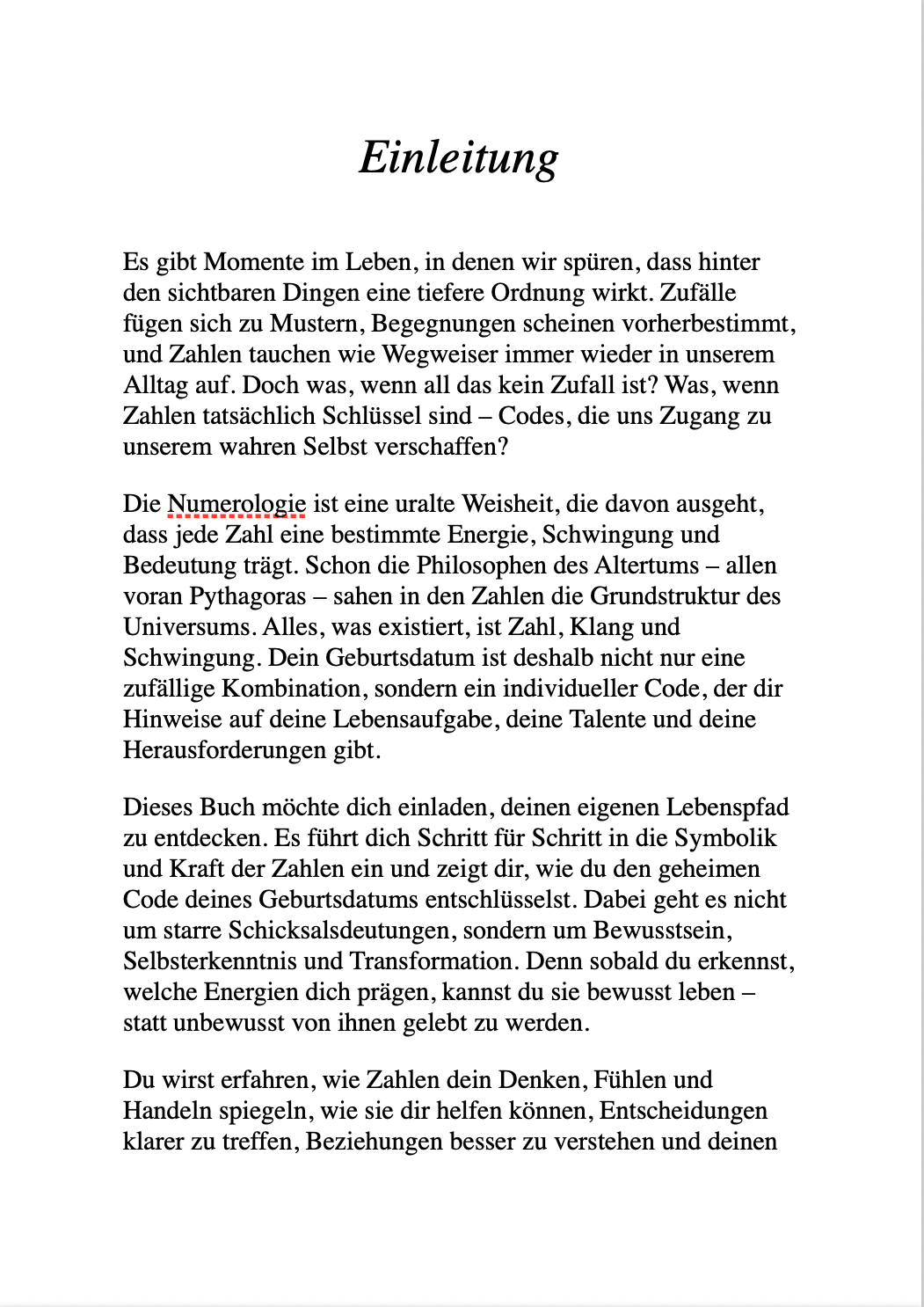 DEIN LEBENSPFAD - Der geheime Code der Zahlen und der Schlüssel zu deinem wahren Selbst