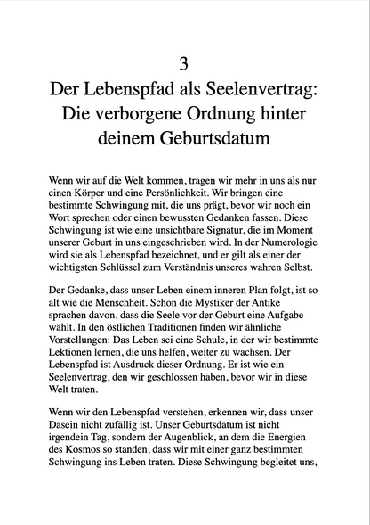 DEIN LEBENSPFAD - Der geheime Code der Zahlen und der Schlüssel zu deinem wahren Selbst