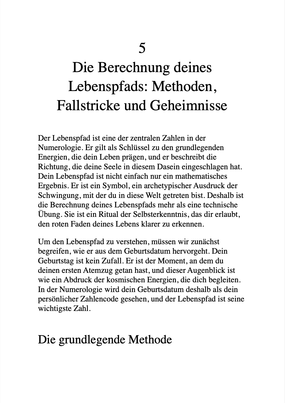 DEIN LEBENSPFAD - Der geheime Code der Zahlen und der Schlüssel zu deinem wahren Selbst