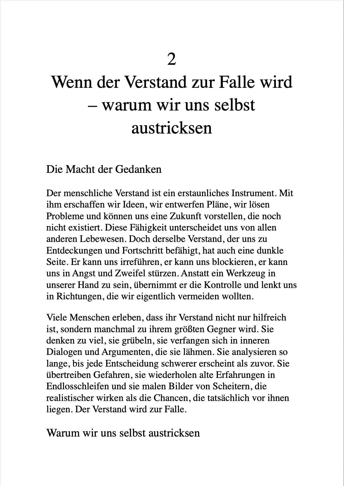 WARUM INTELLIGENTE MENSCHEN SICH SELBST SABOTIEREN - Erkenne, wie dein Denken dich bremst – und lerne, es für dich arbeiten zu lassen.