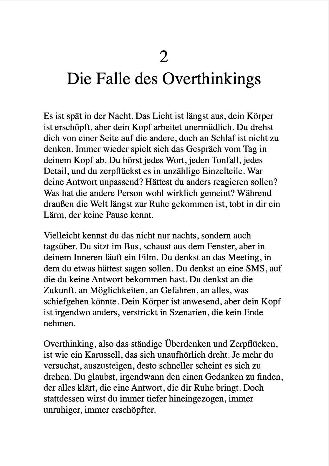 HÖR AUF, ALLES AN DICH RAN ZU LASSEN - Wie du dich von Overthinking, Stress und emotionalem Chaos befreist.