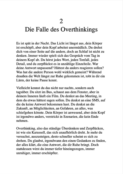 HÖR AUF, ALLES AN DICH RAN ZU LASSEN - Wie du dich von Overthinking, Stress und emotionalem Chaos befreist.