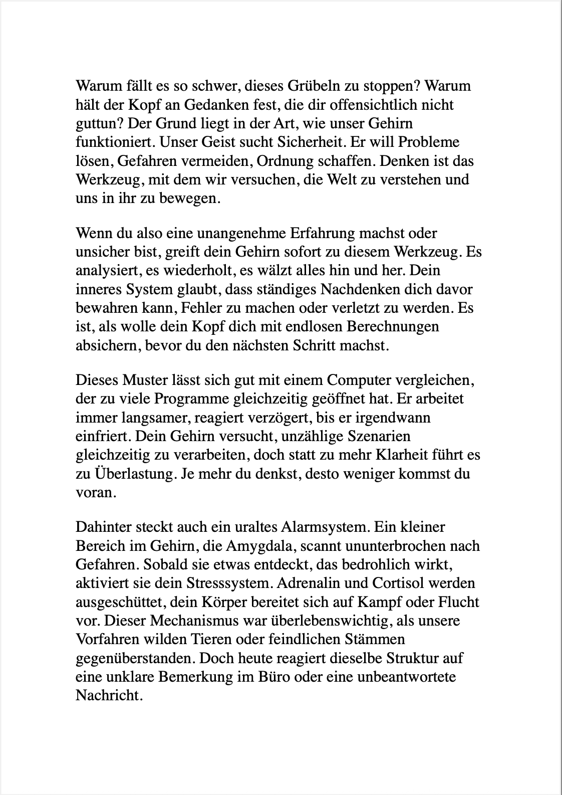 HÖR AUF, ALLES AN DICH RAN ZU LASSEN - Wie du dich von Overthinking, Stress und emotionalem Chaos befreist.