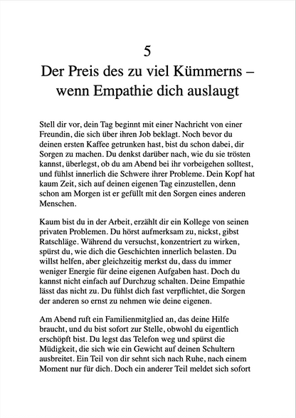 HÖR AUF, ALLES AN DICH RAN ZU LASSEN - Wie du dich von Overthinking, Stress und emotionalem Chaos befreist.