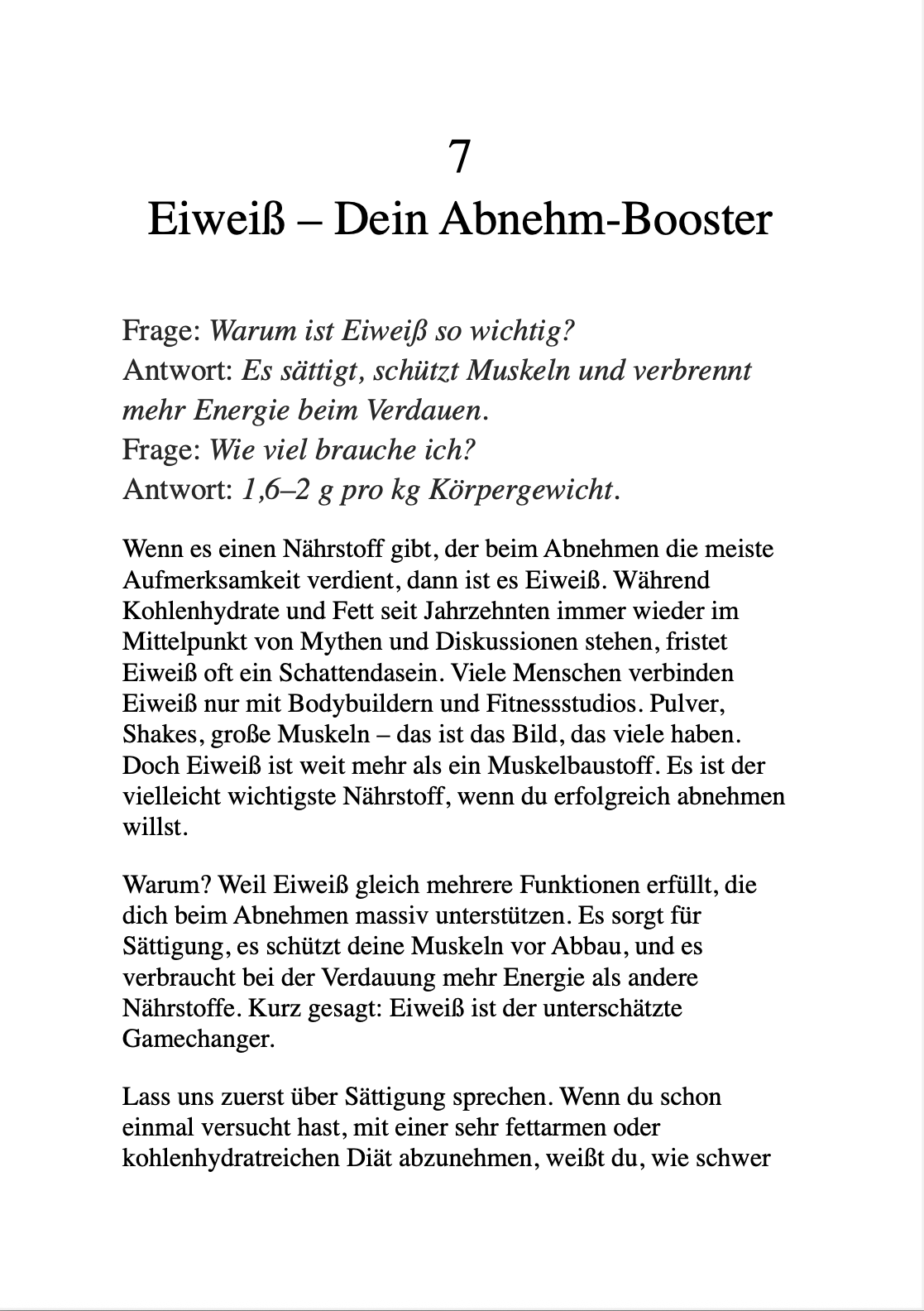 DER NO-BULLSHIT ABNEHMPLAN - Wie du abnimmst ohne Diät-Lügen, Marketing-Tricks oder Schönrederei.