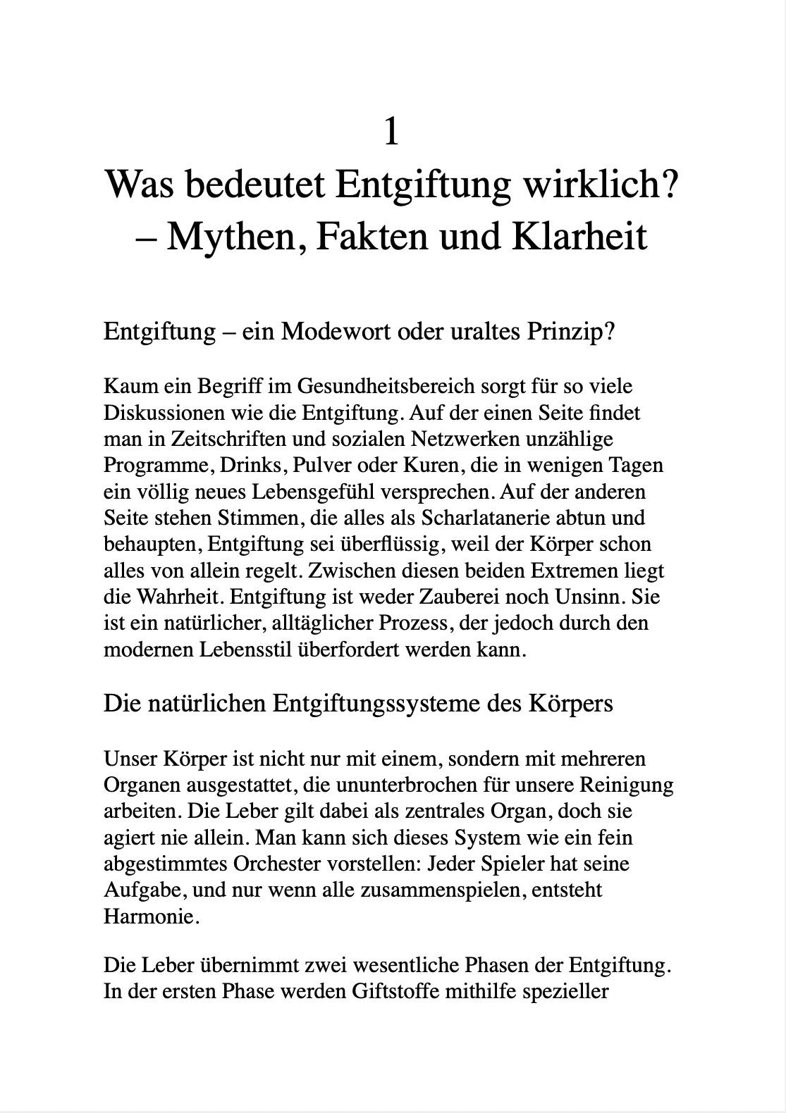 DIE ENTGIFTUNGS-FORMEL - Wie du dich von innerem Ballast befreist und neue Lebenskraft erweckst.