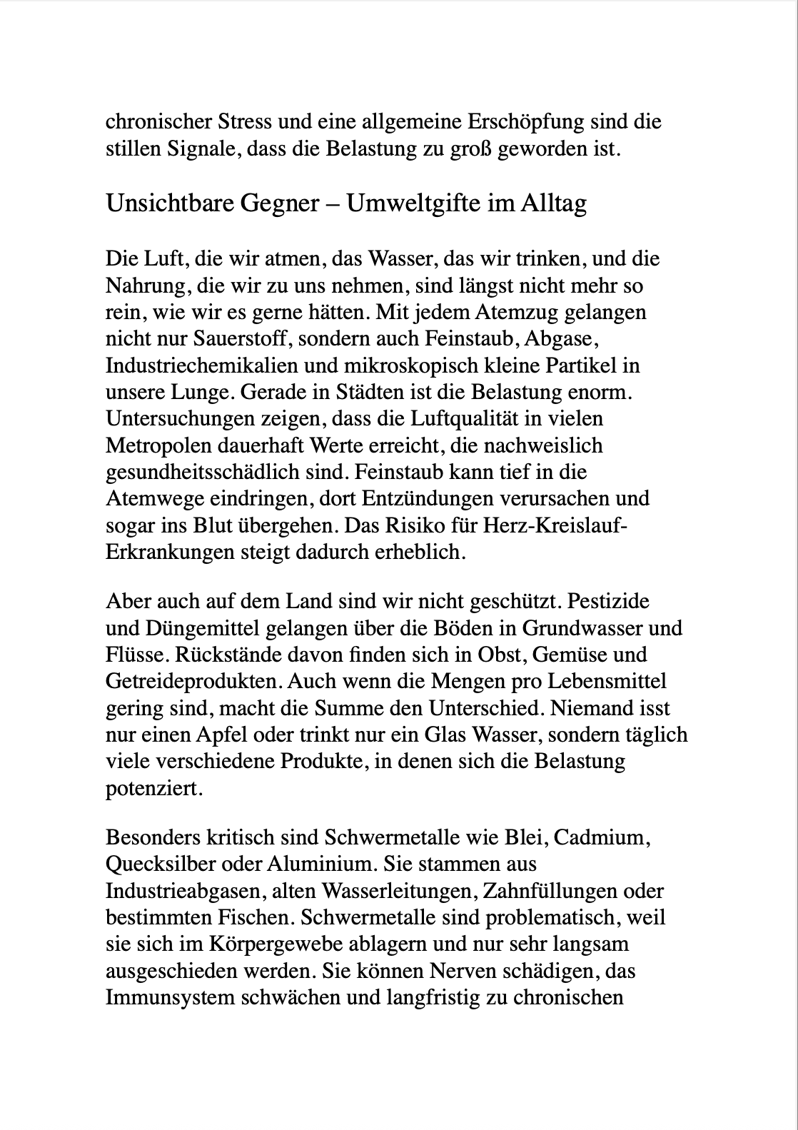 DIE ENTGIFTUNGS-FORMEL - Wie du dich von innerem Ballast befreist und neue Lebenskraft erweckst.