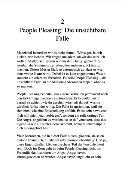 NICHT NETT, SONDERN ECHT - Wie du People Pleasing überwindest und endlich Grenzen setzt.