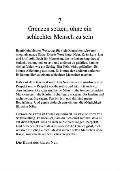 NICHT NETT, SONDERN ECHT - Wie du People Pleasing überwindest und endlich Grenzen setzt.