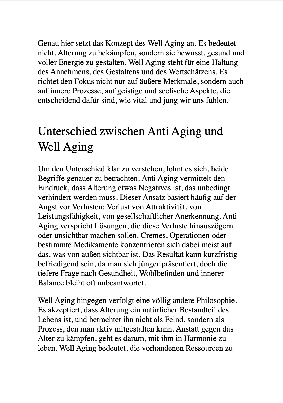DAS WELL-AGING GEHEIMNIS - Länger jung, gesund und voller Energie – der ganzheitliche Weg zu deinem besten Leben