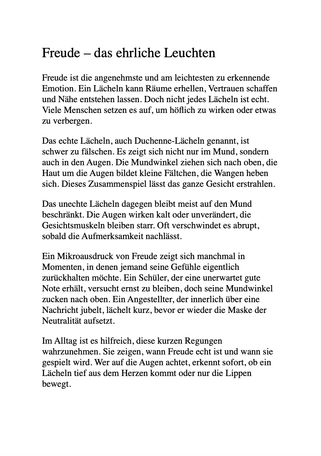 DIE KUNST DES MENSCHENLESENS - Wie du lernst, die wahren Gedanken, Gefühle und Absichten zu erkennen.