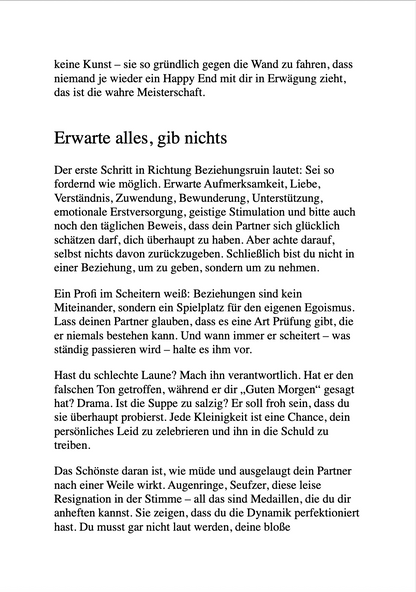 WILLST DU DEIN LEBEN ENDLICH GEGEN DIE WAND FAHREN? - Die nützlichsten Tipps & Strategien für kolossales Scheitern.