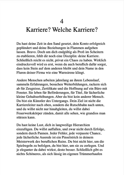 WILLST DU DEIN LEBEN ENDLICH GEGEN DIE WAND FAHREN? - Die nützlichsten Tipps & Strategien für kolossales Scheitern.